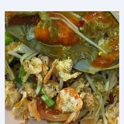 ตำปูไข่ดองน้ำปลา