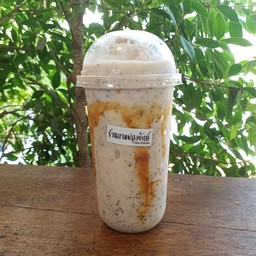 นมสดช๊อคชิพคาราเมลปั่น