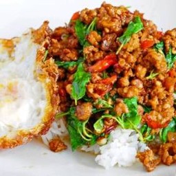 ข้าวกระเพราหมูสับ