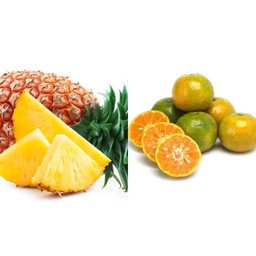 สัปปะรด+ส้มปั่น