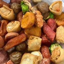 ลูกชิ้นไส้กรอกทอดรวม size S