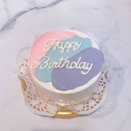 เค้กปาด 3 สี ขนาดครึ่งปอนด์