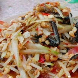 ตำไทยใส่ปูดำ