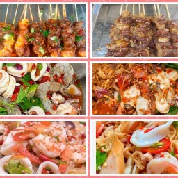 หมู-เนื้อ ย่างจิ้มแจ่ว & ยำแซ่บสะท้านโลกา By .Kanes