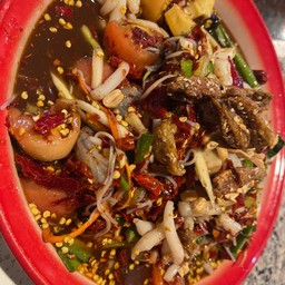 ตำป่าด๊องกุ้งสด