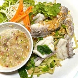 ปลาเก๋าลวกจิ้ม