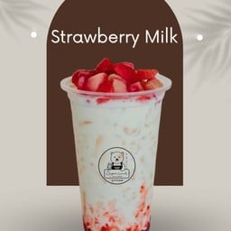 นมสดสตอเบอร์รี่