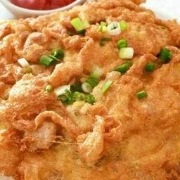 ข้าวไข่เจียวกุ้งสับ