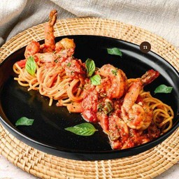 สปาเก็ตตี้กุ้งอาราเบียดต้า