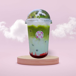 ชาเขียวนมสดมิ้นท์สตอเบอร์รี่