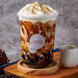 ชานมไต้หวันบราวชูการ์ครีมชีสพ่นไฟ