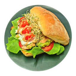 เซียบัสต้าไก่ย่างแซนวิช