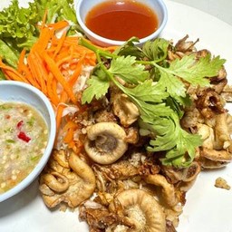 ไส้ตันทอดกระเทียม
