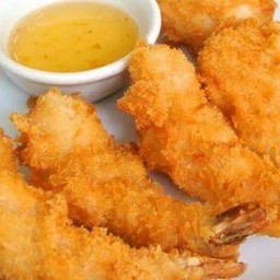 กุ้งชุปแป้งทอด