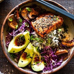 Japanese Salmon Rice Bowls
