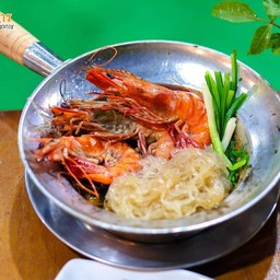 กุ้งอบวุ้นเส้น