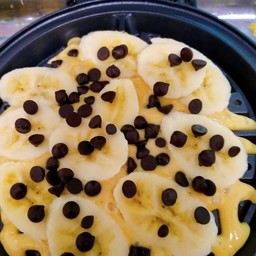 วาฟเฟิล กล้วยหอม+ช็อคชิพ