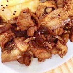 หมูผัดซอสเกาหลี เป็นกับ***