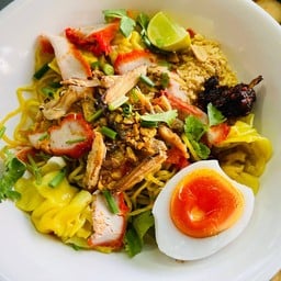 บะหมี่ ปู หมูแดง