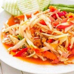 ส้มตำไทย+ปู