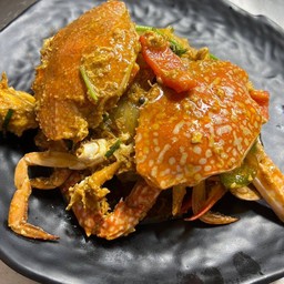 ปูม้าผัดผงกะหรี่
