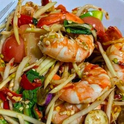 ตำกุ้งสุก