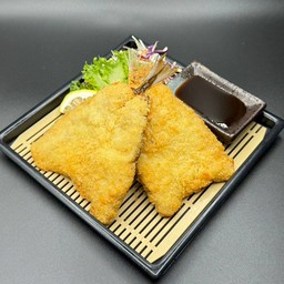 Aji fry ปลาอาจิชุบเกล็ดขนมปัง