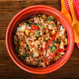 กะเพราหมู