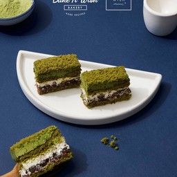 เค้กชาเขียวถั่วแดง