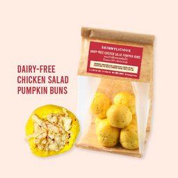 ขนมปังฟักทองสลัดไก่ ( Chicken Salad Pumpkin Buns )