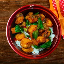 กะเพราปลานิลทอด