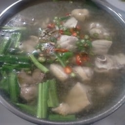 ไก่บ้านต้มแมงดา