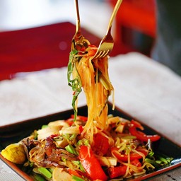 ส้มตำเส้นเล็ก ไม่ใส่กุ้ง