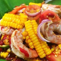 ตำข้าวโพดกุ้งสุก