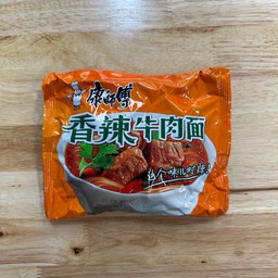 บะหมี่กึ่งสำเร็จรูปจีน ซองส้ม (รสเผ็ดหอม)