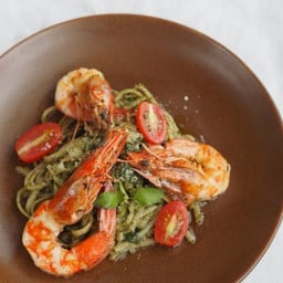 เพสโต้กุ้ง (Pesto Grill Shrimp)