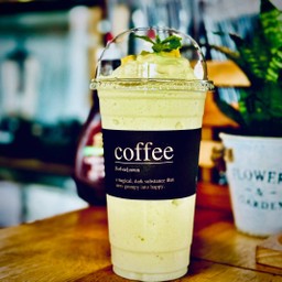 แพ็คคู่x2 อะโวคาโดปั่น นมสด น้ำผึ้ง (2แก้ว)