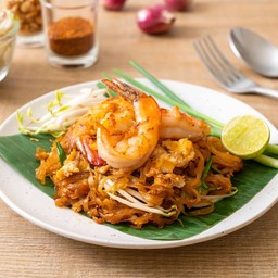 ผัดไทยกุ้งสด