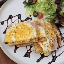 แซนวิชแฮมชีส Ham Cheese Sandwich