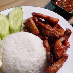 ข้าวหมูทอดเค็ม
