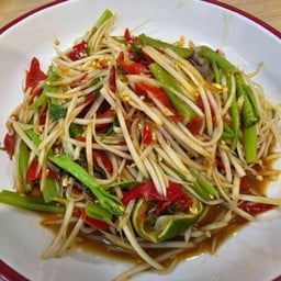 ตำปลาร้า ยอดผักบุ้ง