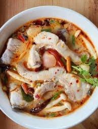 Tom Yum Soup With Sea Bass