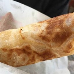 โรตี ธรรมดา โรยโอวัลติน(ม้วนกระดาษ)