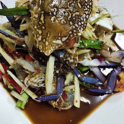 ตำปูม้า+กุ้ง