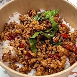 ข้าวกะเพราหมูสับ