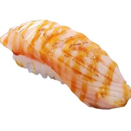 ซูชิแซลมอน อบุริ (แซลมอนเบิร์นไฟ) Salmon aburi