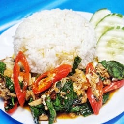 กะเพราตกตึก