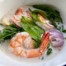 ต้มกะทิใบเหลียง_กุ้งสด