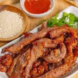 หมูแดดเดียวทอด