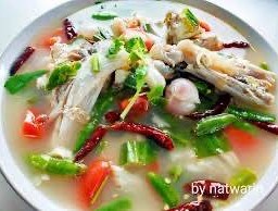 Tom Yum Sea Bass In Clear Soup